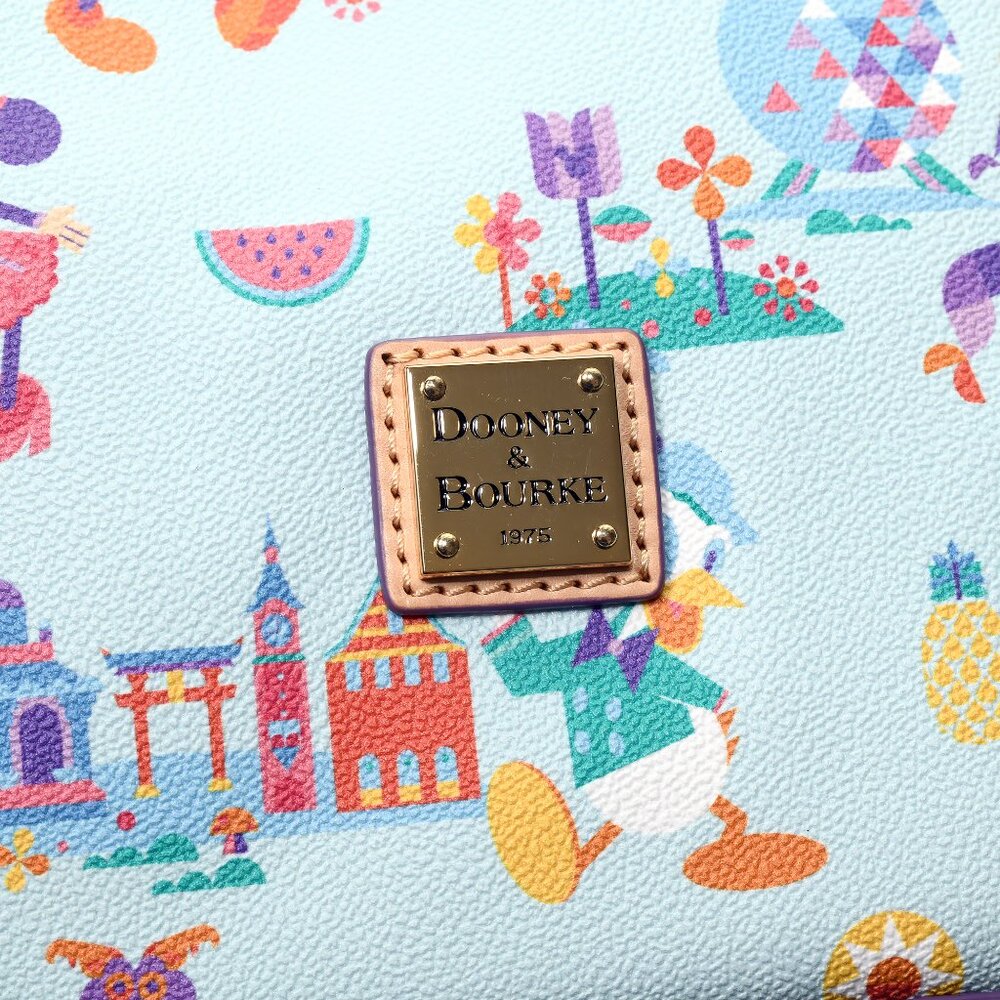 Dooney & Bourke Disney Parks Flynn Tote LBVC NWT Large 16” Bag - Picture 9 of 11